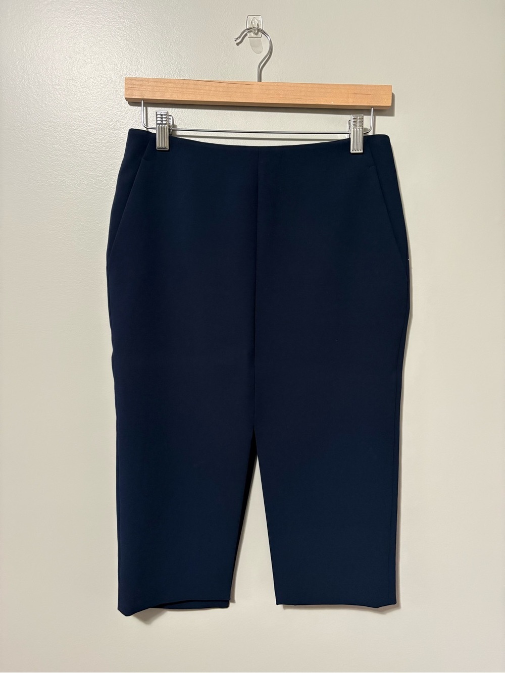 Babaton Jax Midi Pencil Skirt Navy